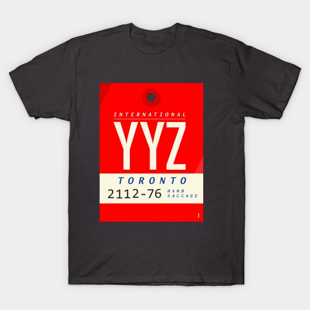 Vintage YYZ Baggage Tag T-Shirt by CraigJ